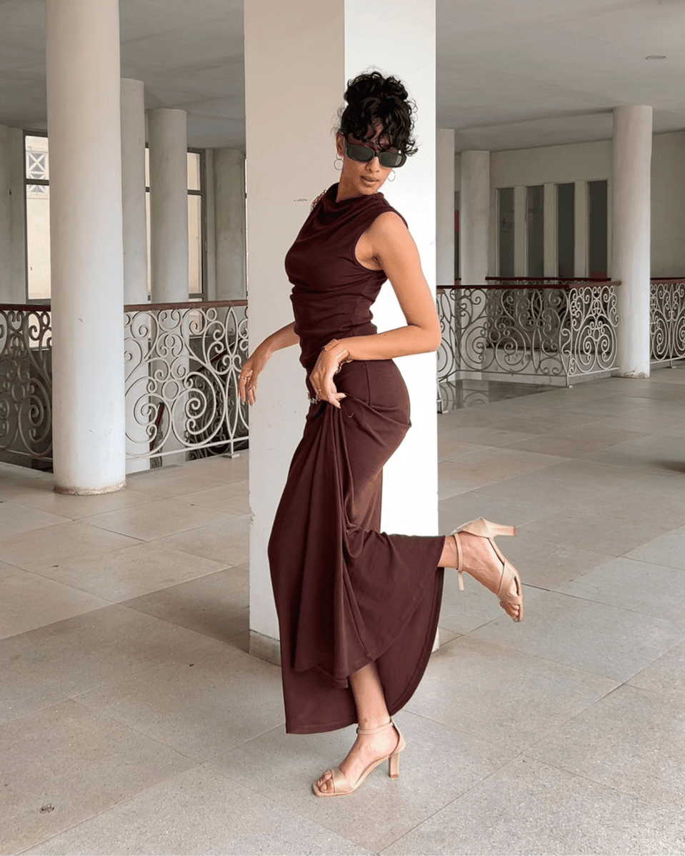 Brown Toned Co-ord Set