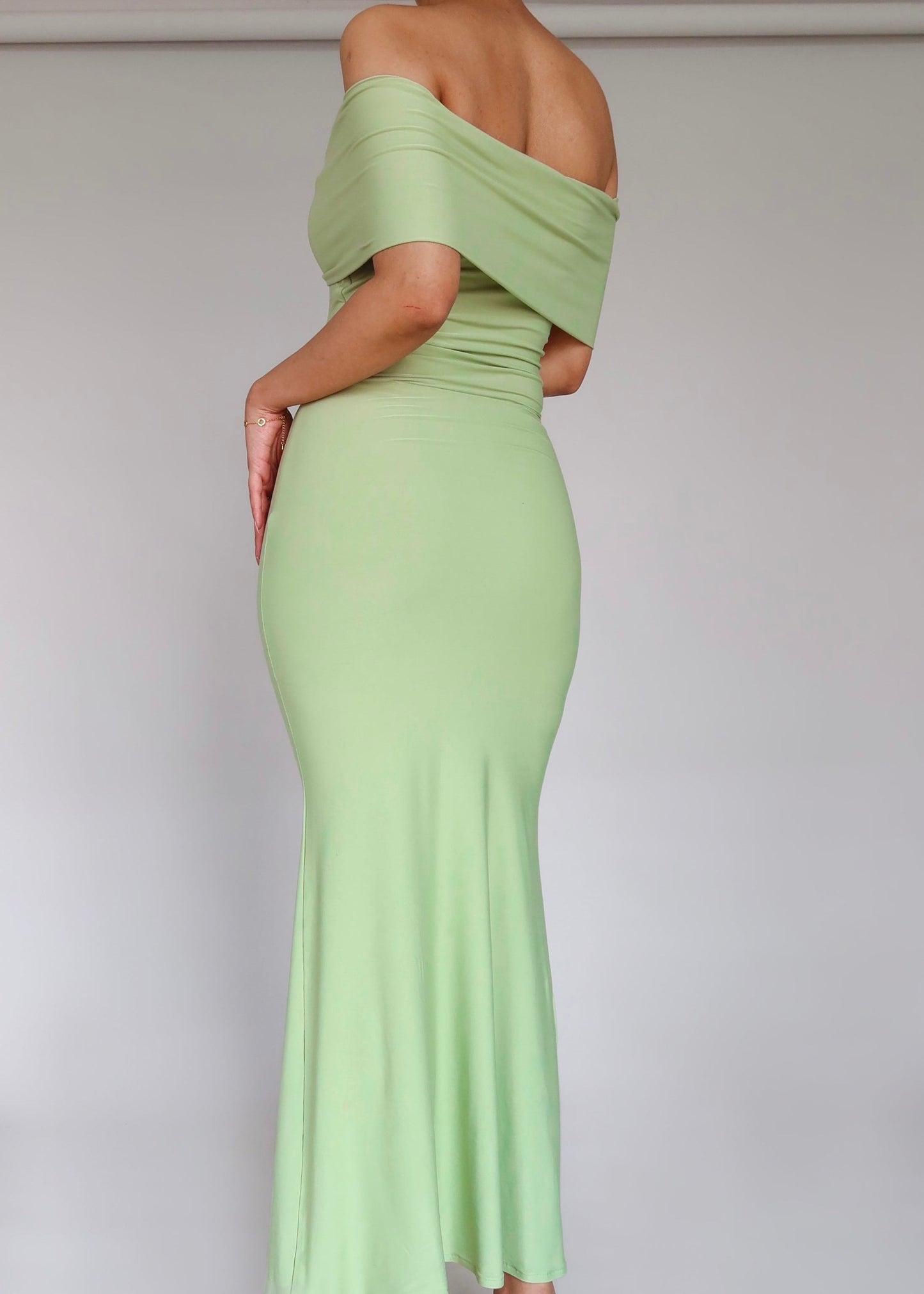 Sunset Off-Shoulder Long Dress