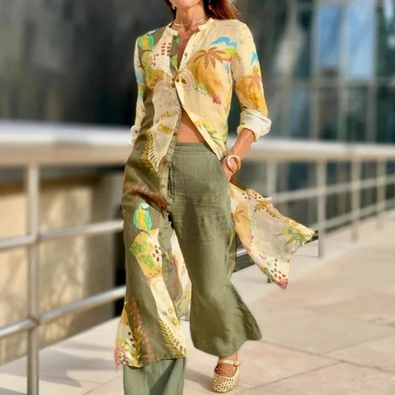 Linen Co-ord Set – Effortlessly Elegant
