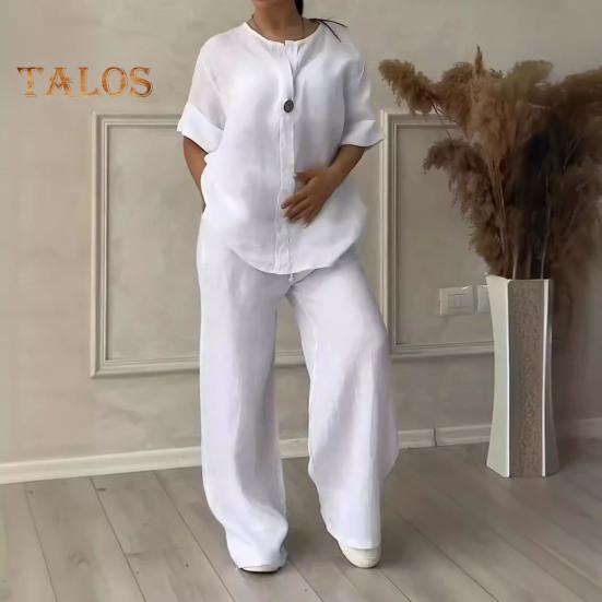 Summer V Neck Coord Set