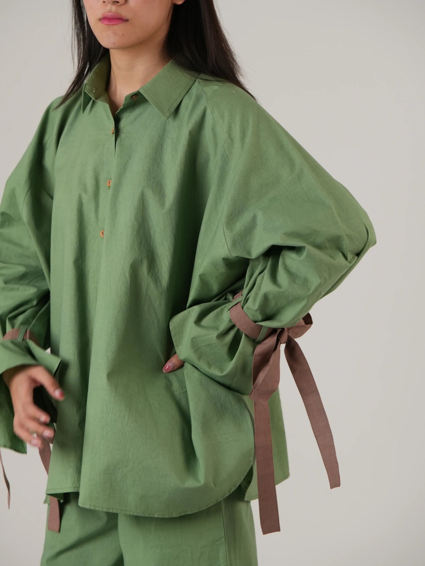 Sage Green Cotton Co-ord set