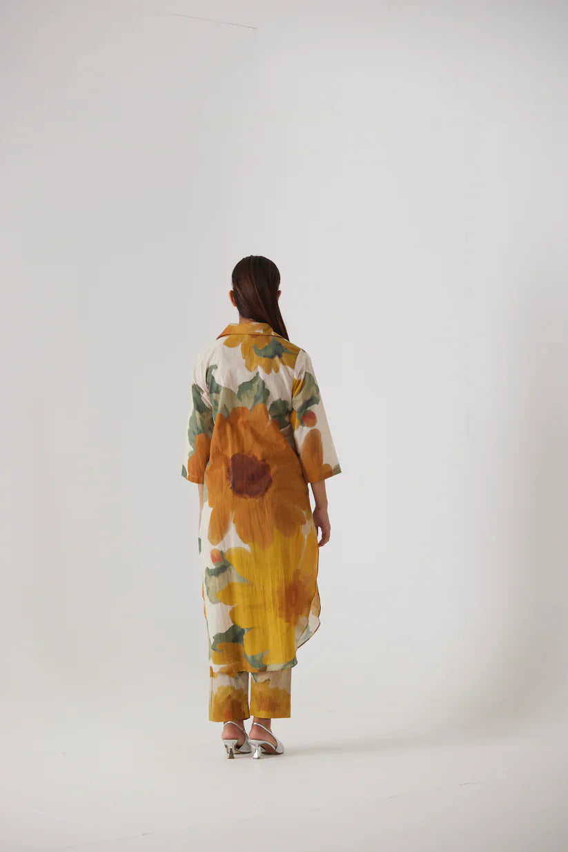LONG COTTON KURTA SET