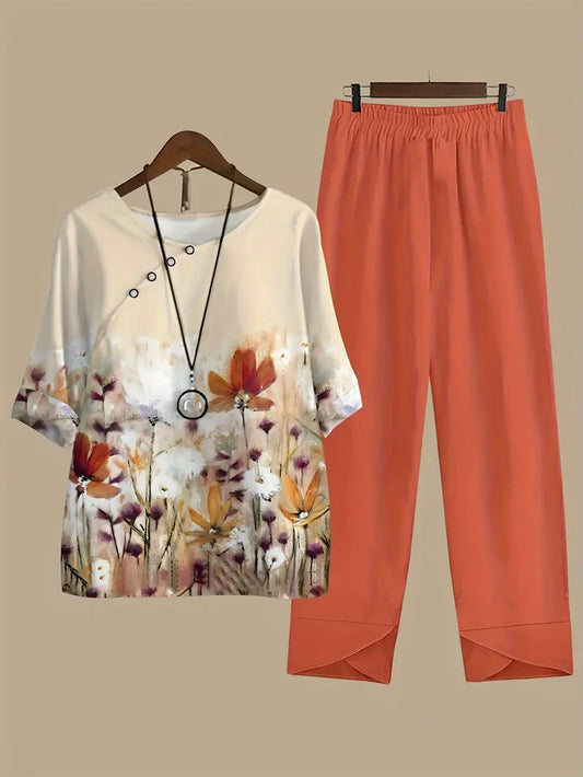 Chic Orange Coord Set