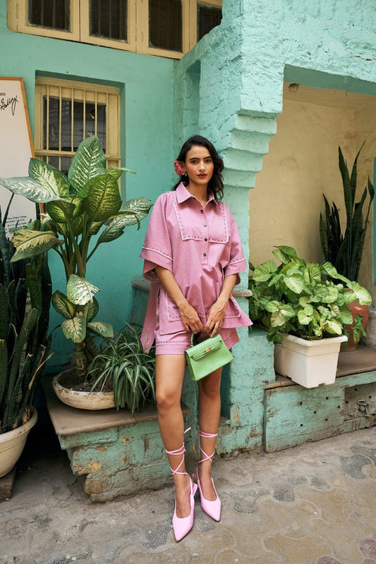 Blush Kaftan Chic Set