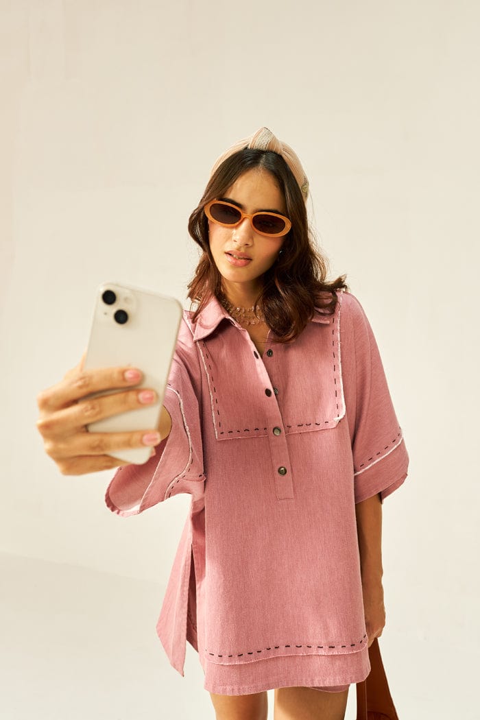 Blush Kaftan Chic Set