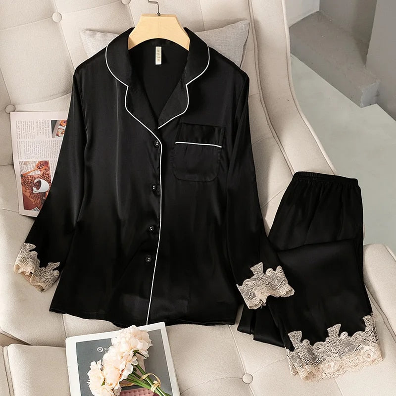 Silky Pajama Set