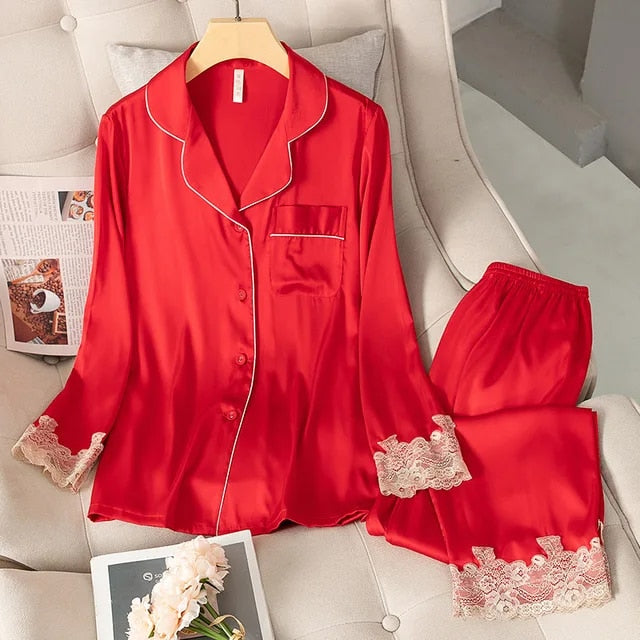 Silky Pajama Set