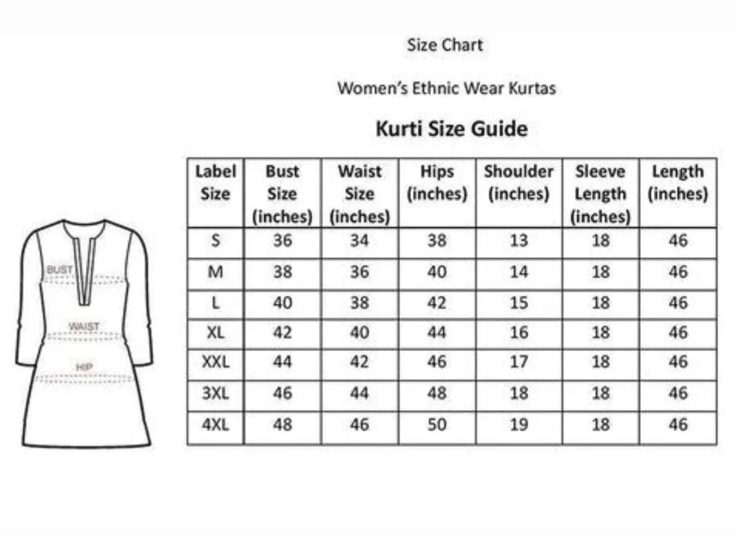LONG COTTON KURTA SET