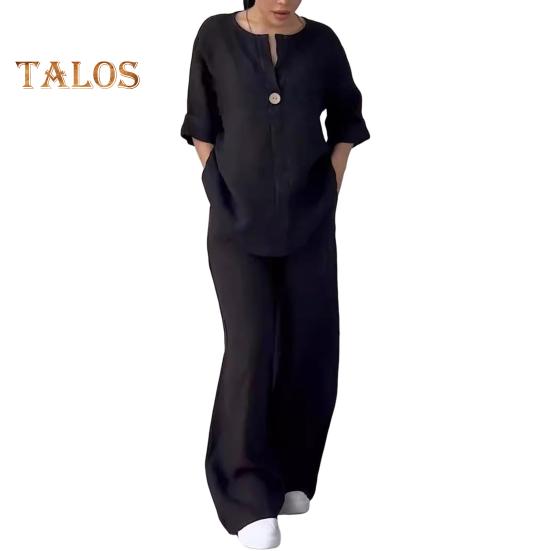 Summer V Neck Coord Set