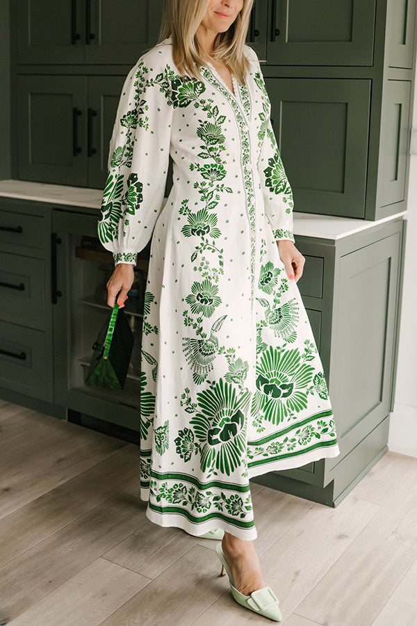 Flower Maxi Dress