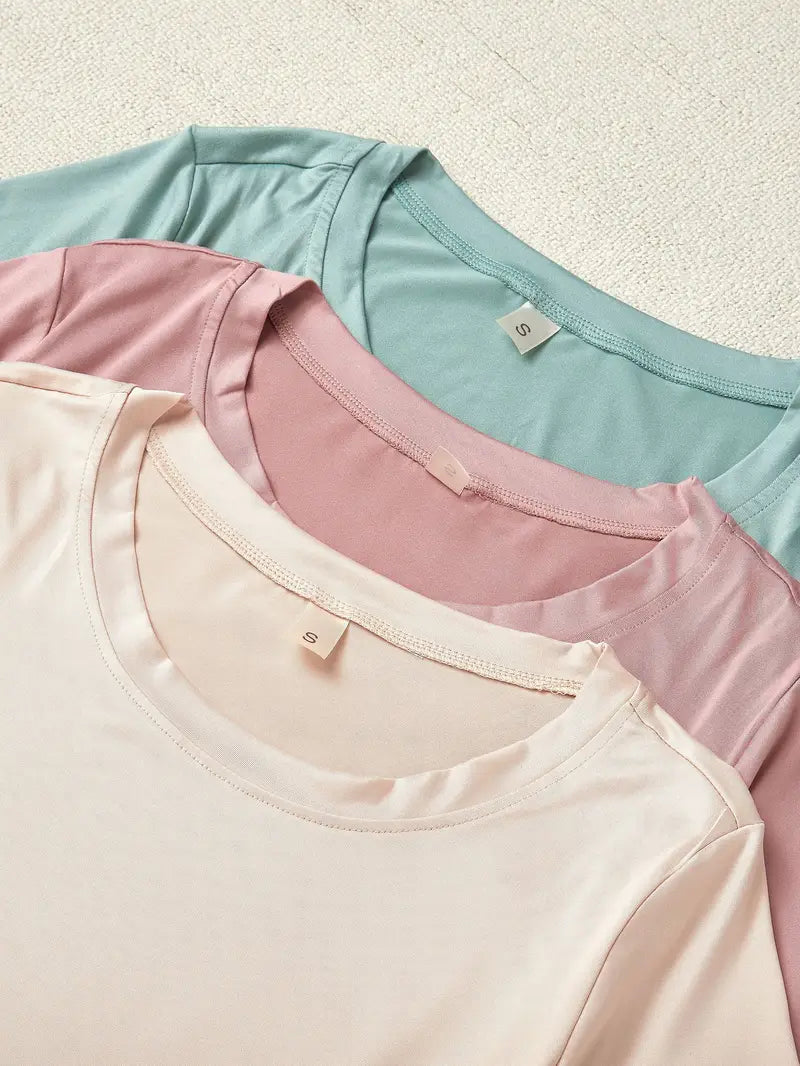Short-sleeved Tops and Pants Pack of 3