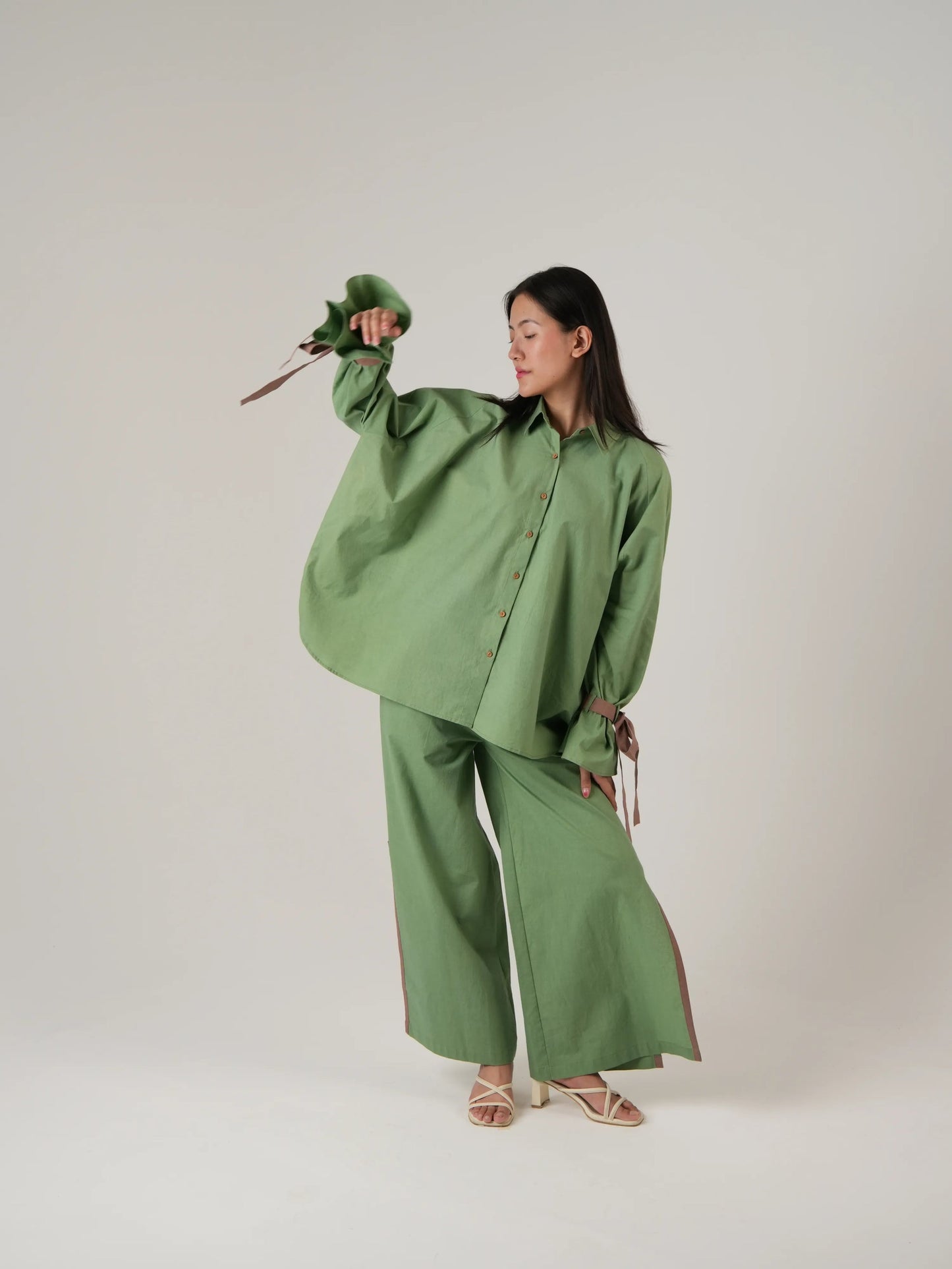 Sage Green Cotton Co-ord set