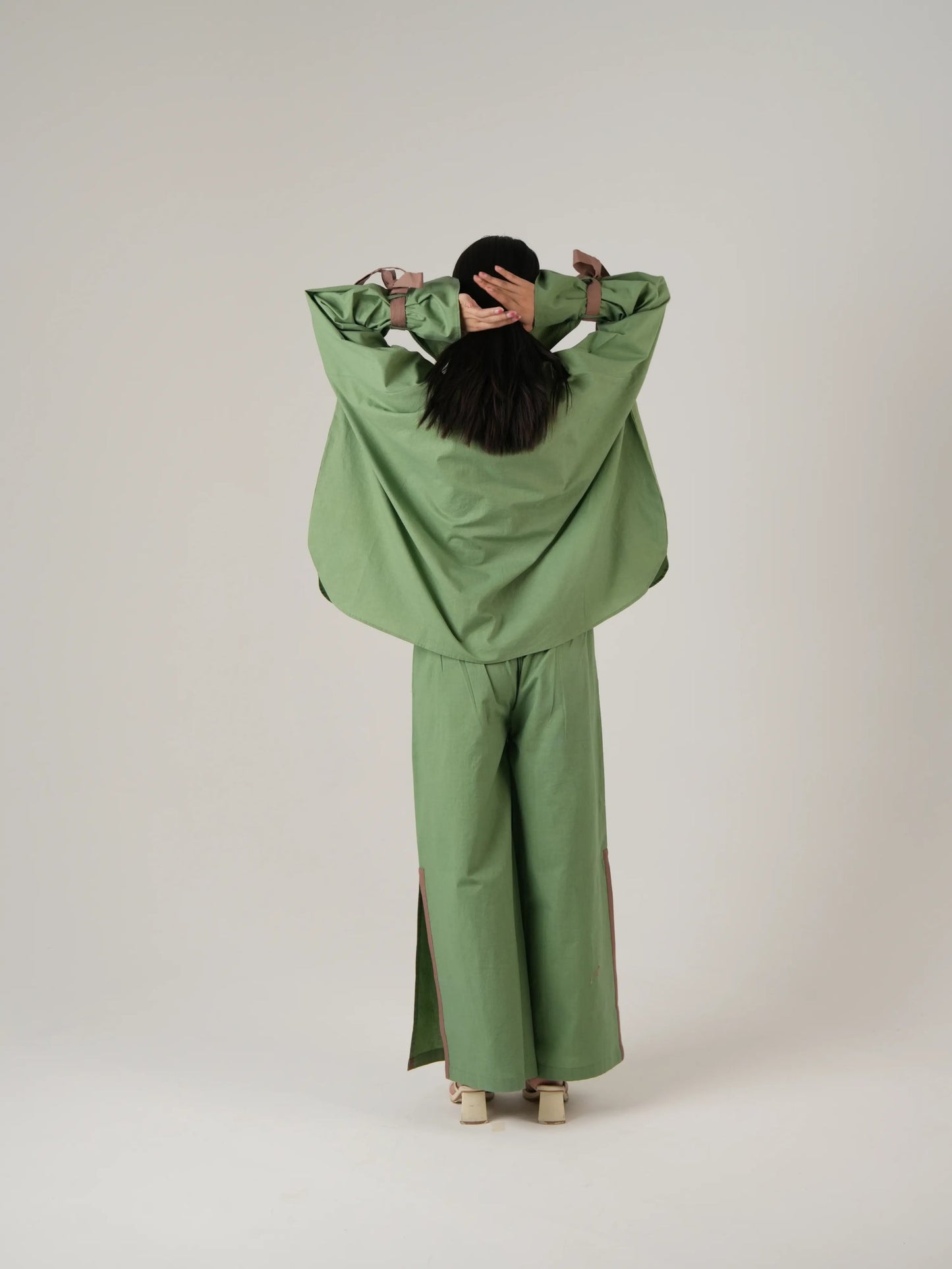 Sage Green Cotton Co-ord set