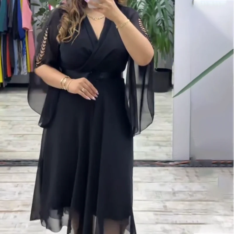 Women’s Elegant V-Neck Dress
