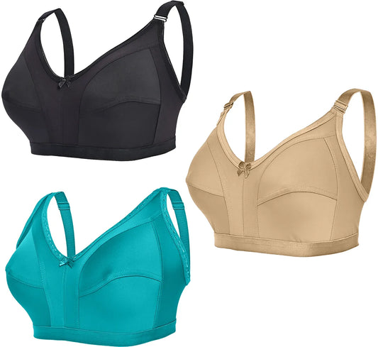 Pack Of 6 Plus Size Bra For Women