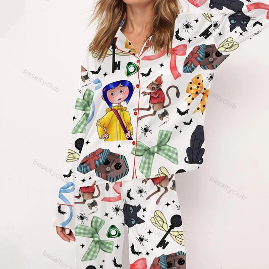 Coquette Coraline Satin Pajama Set